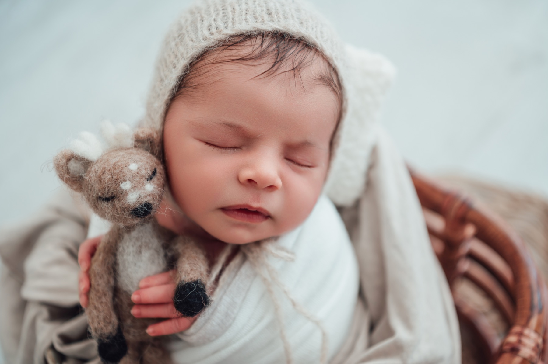 Los primeros días de Logan, fotografiados en Belle Photography
